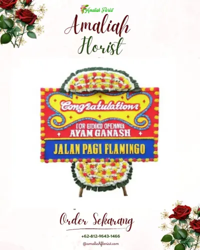 Bunga Papan Congratulation di Malati